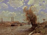 Victor Westerholm The Seine at Paris oil painting reproduction
